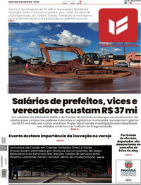 Capa do jornal Folha Londrina 21/05/2025
