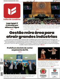 Capa do jornal Folha Londrina 24/09/2025