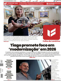 Capa do jornal Folha Londrina 24/12/2025