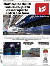 Capa do jornal Folha Londrina 28/05/2025