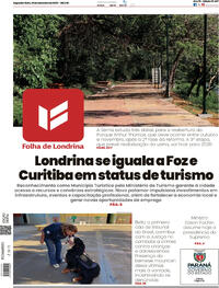 Capa do jornal Folha Londrina 29/09/2025