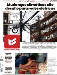 Capa do jornal Folha Londrina 29/11/2025