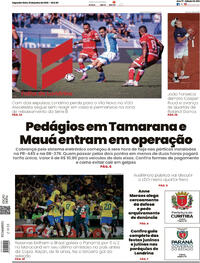 Capa do jornal Folha Londrina 01/06/2026
