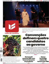 Capa Folha Londrina 01/08/2026