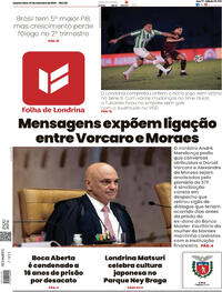 Capa Folha Londrina 02/09/2026