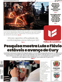 Capa Folha Londrina 03/09/2026