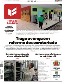 Capa do jornal Folha Londrina 04/02/2026