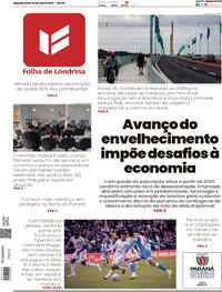 Capa do jornal Folha Londrina 04/05/2026