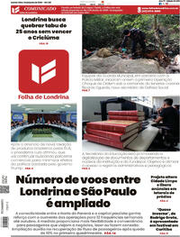 Capa do jornal Folha Londrina 04/06/2026
