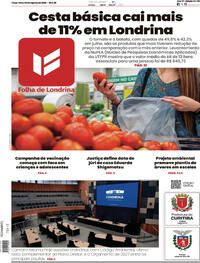 Capa Folha Londrina 04/08/2026