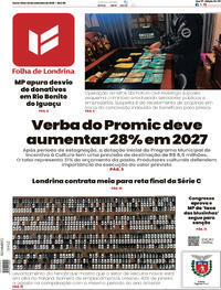Capa Folha Londrina 04/09/2026