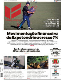 Capa do jornal Folha Londrina 05/05/2026