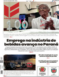 Capa Folha Londrina 05/08/2026