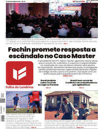 Capa Folha Londrina 05/09/2026