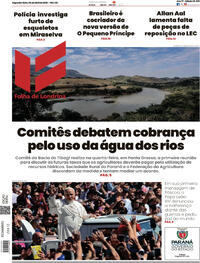 Capa do jornal Folha Londrina 06/04/2026
