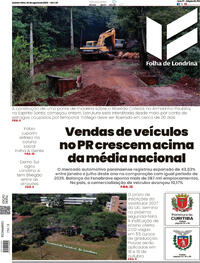 Capa Folha Londrina 06/08/2026