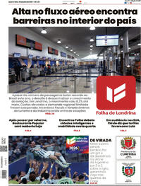 Capa Folha Londrina 08/07/2026