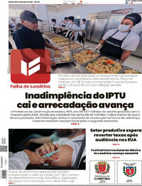 Capa Folha Londrina 09/07/2026