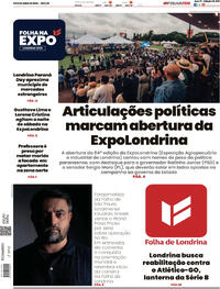 Capa do jornal Folha Londrina 11/04/2026