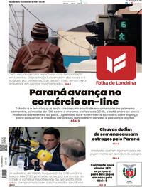 Capa Folha Londrina 14/09/2026