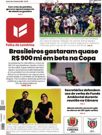Capa Folha Londrina 15/07/2026