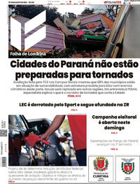 Capa Folha Londrina 15/08/2026