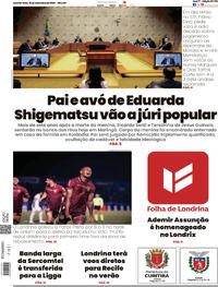 Capa Folha Londrina 16/09/2026
