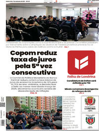Capa Folha Londrina 17/09/2026