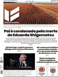 Capa Folha Londrina 18/09/2026