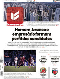 Capa Folha Londrina 19/08/2026
