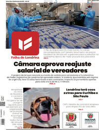Capa do jornal Folha Londrina 20/02/2026