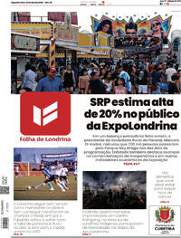 Capa do jornal Folha Londrina 20/04/2026