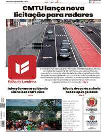 Capa do jornal Folha Londrina 20/05/2026