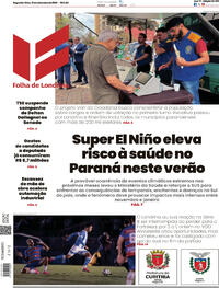Capa Folha Londrina 21/09/2026