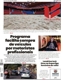Capa do jornal Folha Londrina 22/05/2026