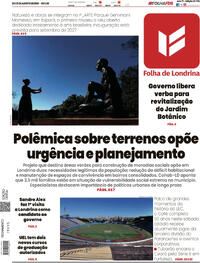 Capa Folha Londrina 22/08/2026