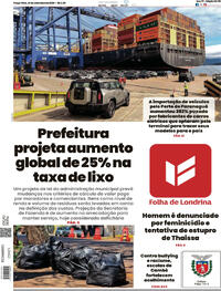 Capa Folha Londrina 22/09/2026
