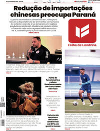 Capa do jornal Folha Londrina 23/05/2026