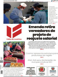Capa do jornal Folha Londrina 24/02/2026