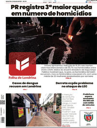 Capa Folha Londrina 24/07/2026