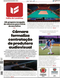 Capa do jornal Folha Londrina 26/02/2026