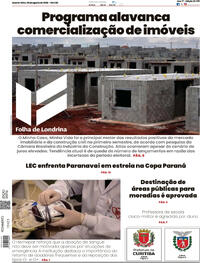 Capa Folha Londrina 26/08/2026