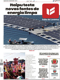 Capa do jornal Folha Londrina 27/04/2026