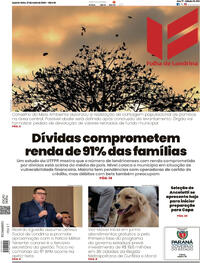 Capa do jornal Folha Londrina 27/05/2026