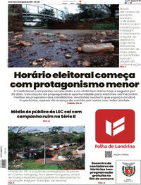 Capa Folha Londrina 28/08/2026