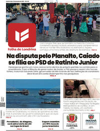 Capa do jornal Folha Londrina 29/01/2026