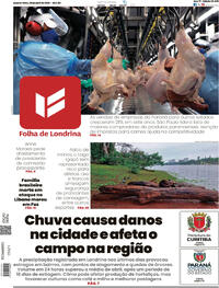 Capa do jornal Folha Londrina 29/04/2026