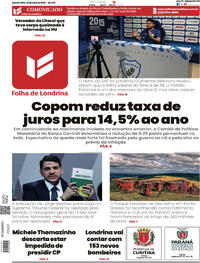 Capa do jornal Folha Londrina 30/04/2026
