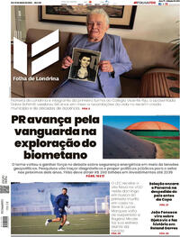 Capa do jornal Folha Londrina 30/05/2026