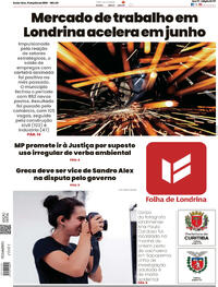 Capa Folha Londrina 31/07/2026